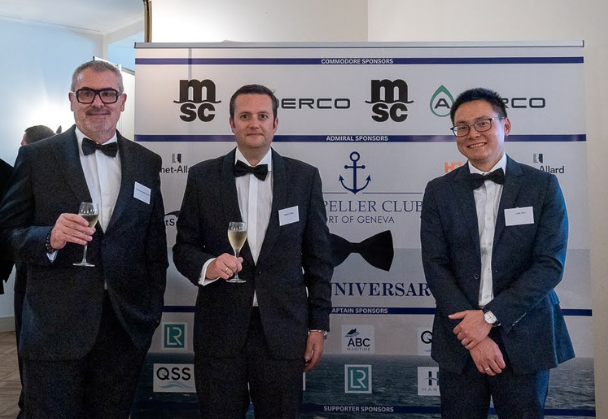 lloydsregister's tweet image. Congratulations to the Propeller Club of Geneva on their 40th Anniversary! Take a look at some of the highlights from the LR sponsored gala celebration last week, including a keynote speech from Claudio Bozzo, COO of MSC.

#PropellerClub #Geneva #Maritime