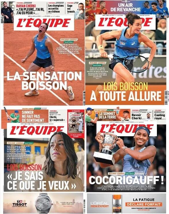 L’importante (@limportante_fr) on Twitter photo Tennis : quatre Unes de l'Equipe consacrées à des femmes limportante.fr/instagram-news… <a href="/IsabelleGermain/">IsabelleGermain</a> Tennis : quatre Unes de l'Equipe consacrées à des femmes limportante.fr/instagram-news… <a href="/IsabelleGermain/">IsabelleGermain</a>