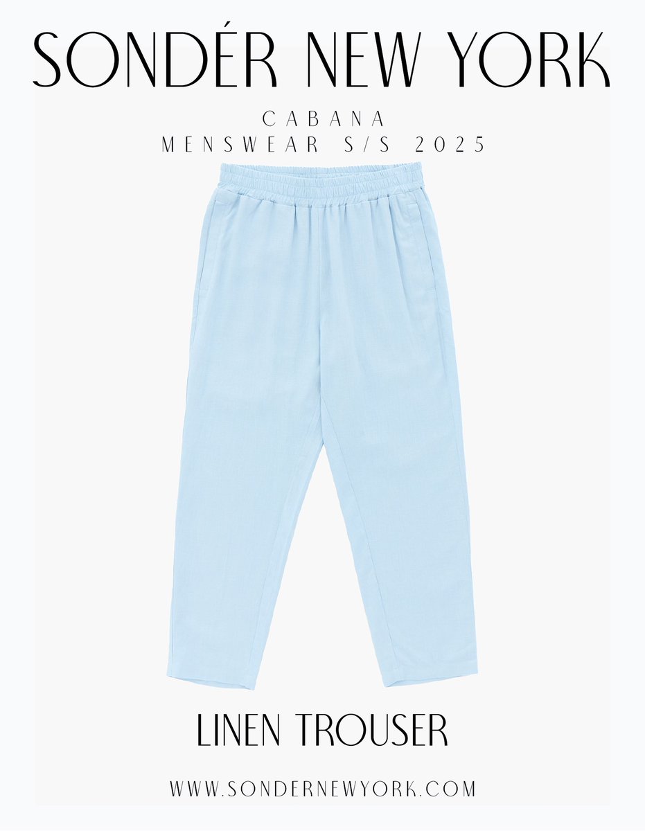 CABANA. 

The Spring/Summer 2025 collection is now available exclusively at Sondermewyork.com.