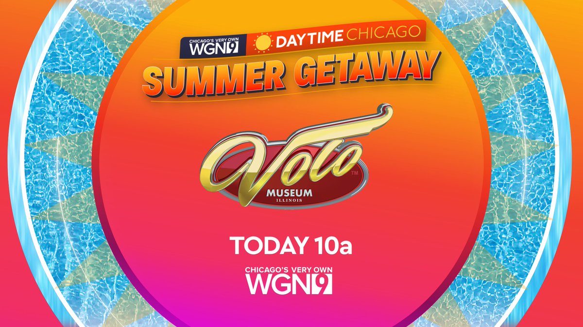 Watch Daytime Chicago today at 10 on WGN and streaming on the WGN+ app for great summer vacation ideas from @VoloMuseum.