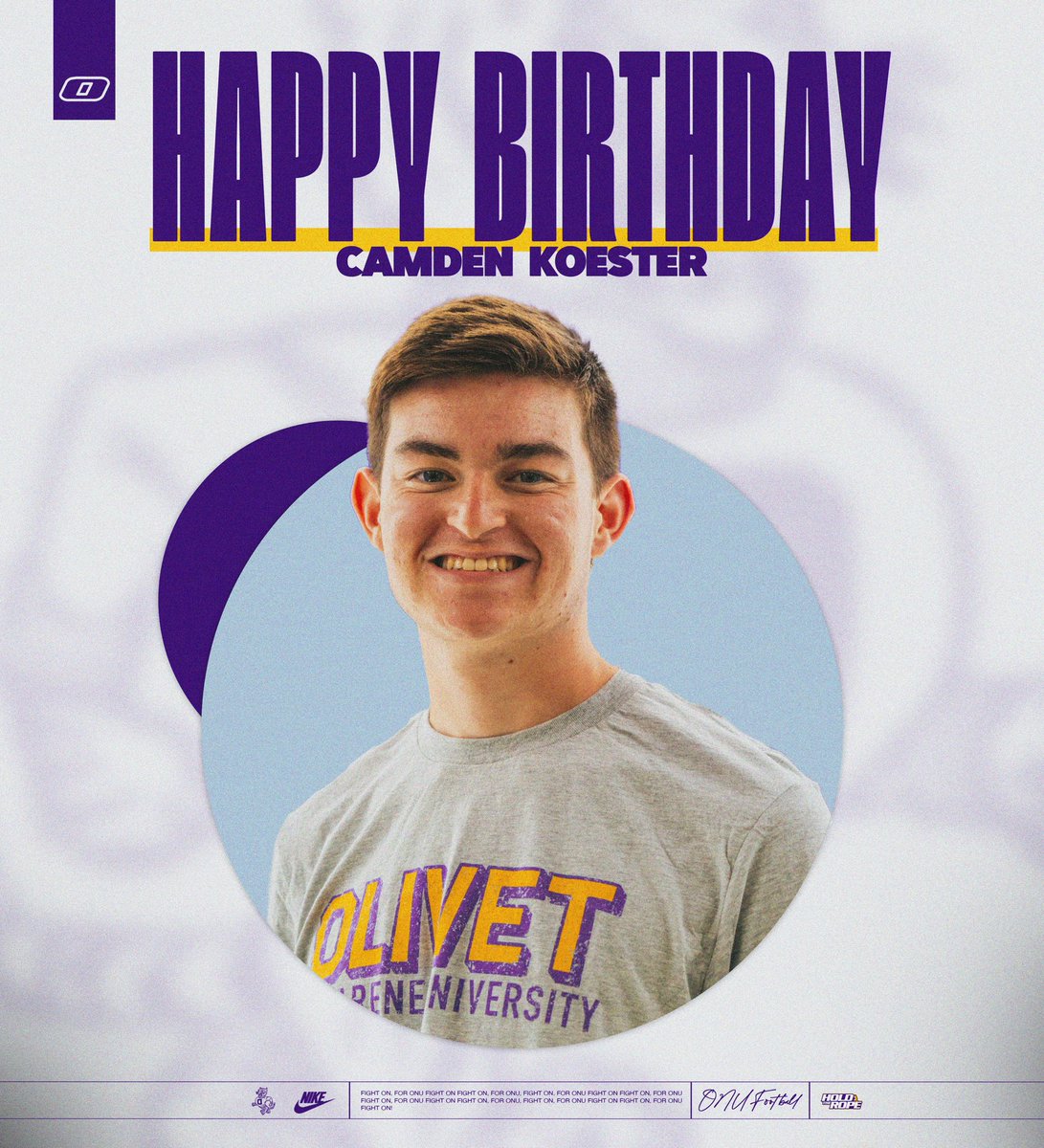 Please help us wish Camden Koester a very happy birthday!!! 🏈🥳