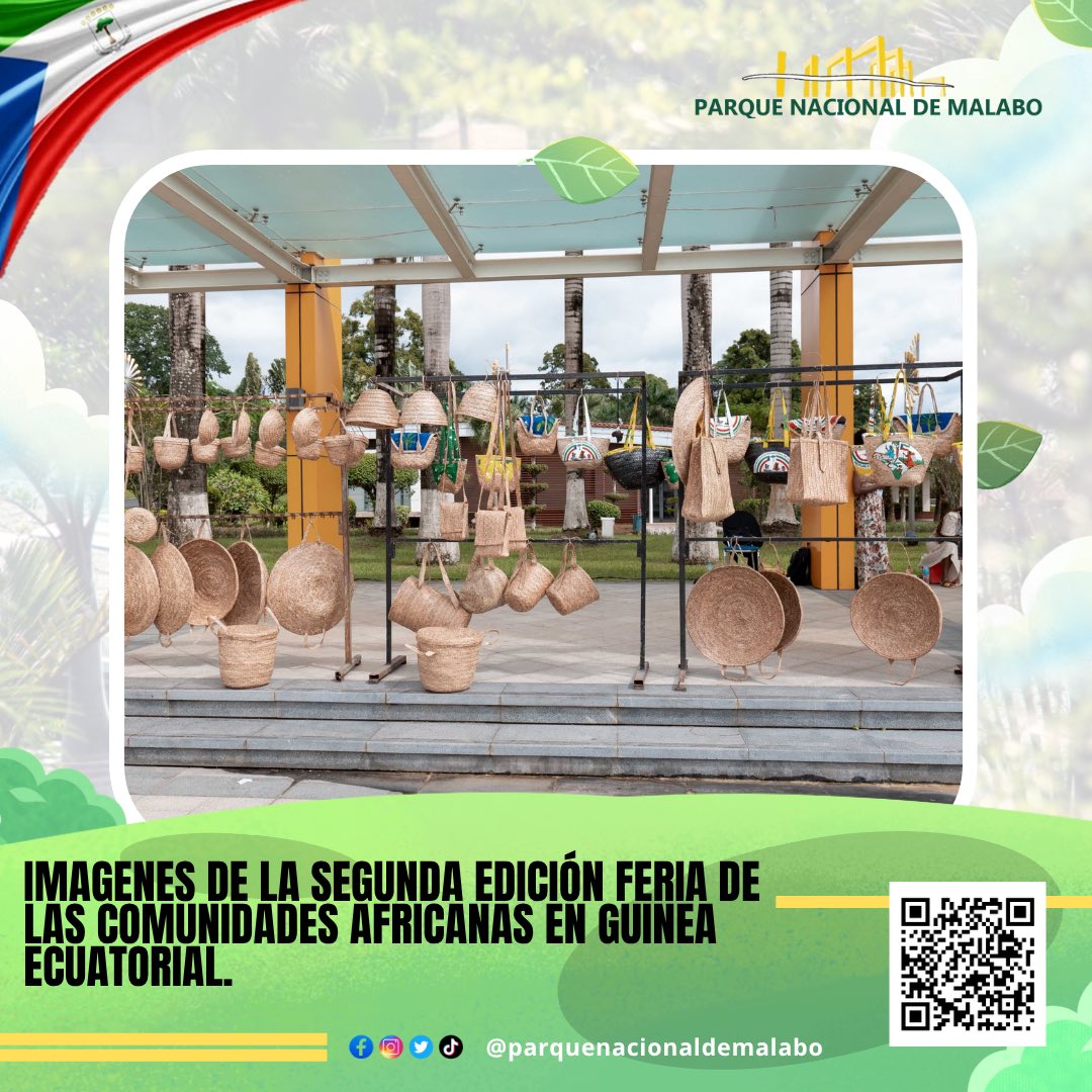 El #ParqueNacionaldeMalabo organizó con total éxito la II Edición de la Feria de las Comunidades Africanas.  Este encuentro tan significativo, aglutinó a numerosas personas, entidades, empresarios así como autónomos que mostraron sus servicios al público en general.