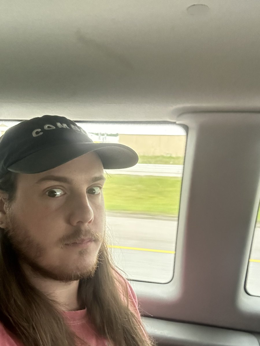 On the way to BG.  We go on at 12:30pm side stage.  Please listen to my songs and buy a shirt