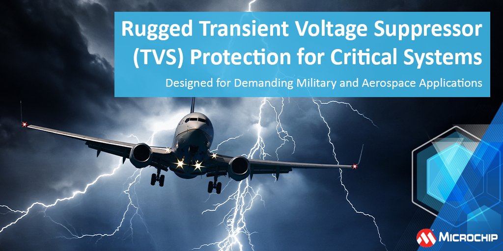 Safeguard mission-critical systems with our hermetic Transient Voltage Suppressor (TVS) devices, engineered for high-reliability defense and aerospace designs. Explore our lineup: mchp.us/42zYNGc. #AerospaceDesign #DefenseElectronics