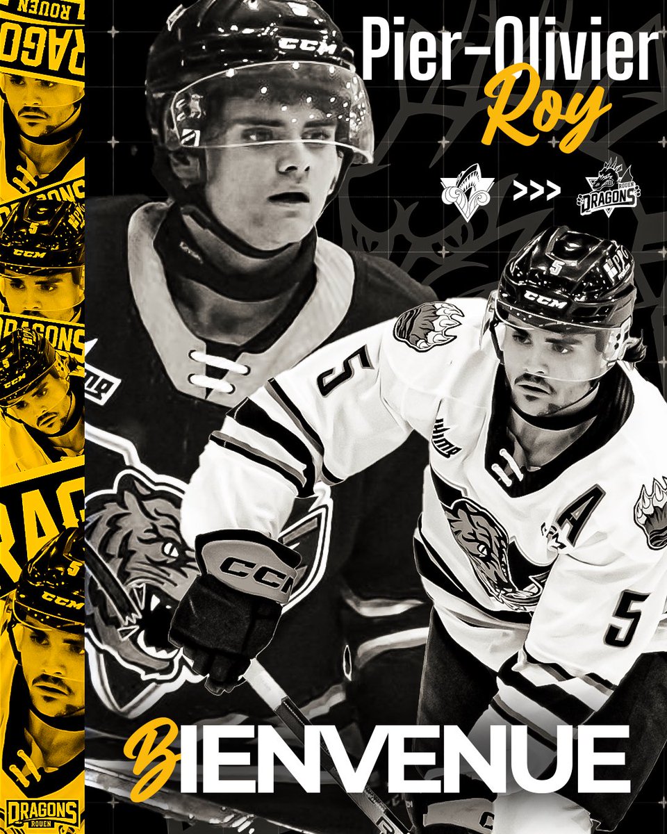 Jeunesse et talent sur la ligne bleue !

Le jeune défenseur canadien Pier-Olivier Roy rejoint les Dragons de Rouen pour la saison prochaine. Âgé de 21 ans et mesurant 1m80, il arrive tout droit de la QMJHL, l’un des meilleurs championnats juniors d’Amérique du Nord.

#godragons