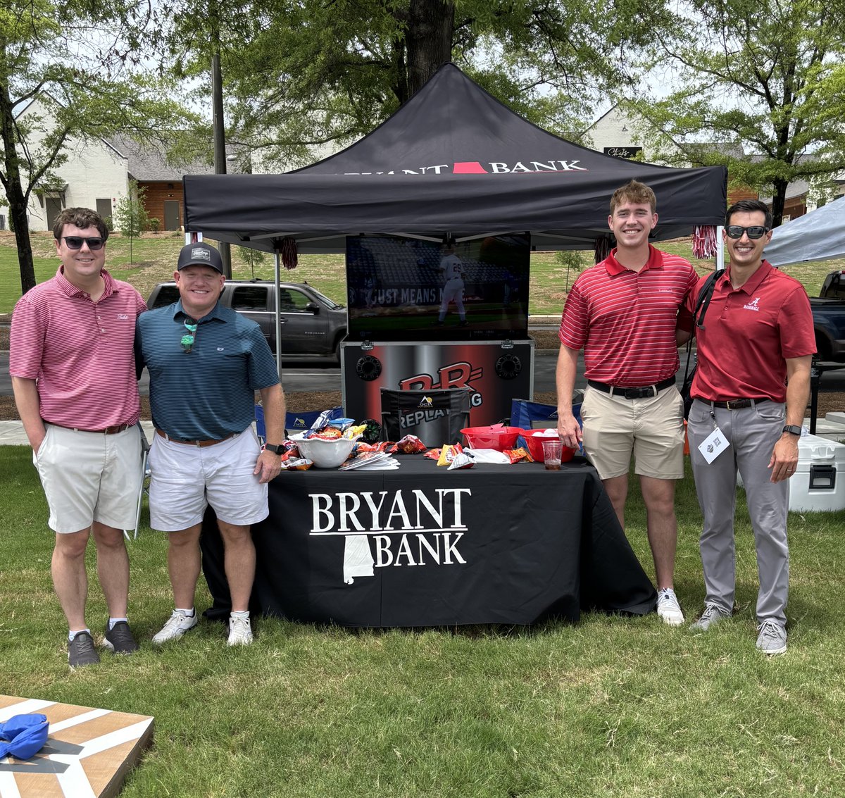 Last month our Birmingham Bryant Banker tailgate team hosted fans and families during the SEC Baseball Tournament in Hoover. Thank you to everyone who stopped by to say hi!