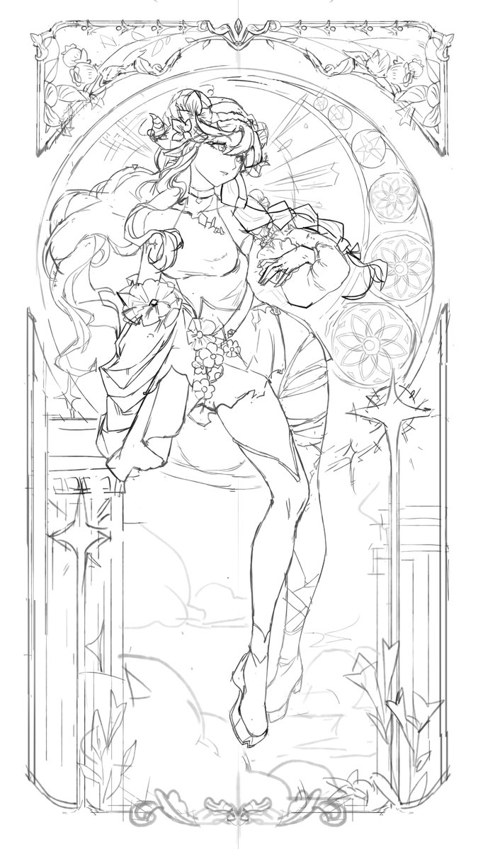 #LineArt #ArtCommissio