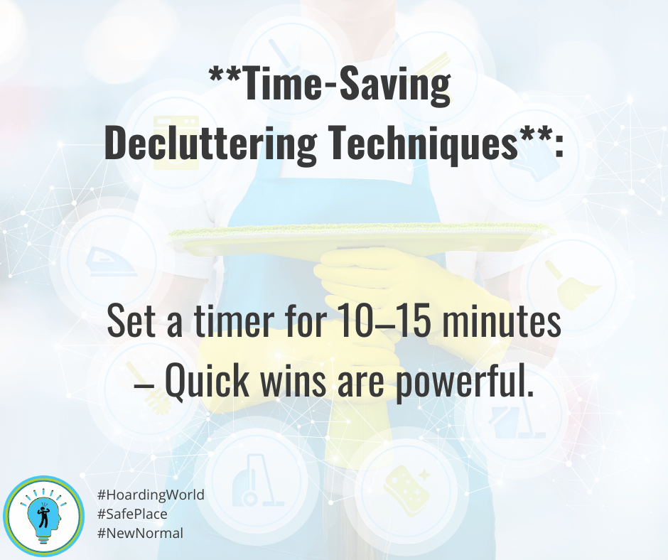 HoardingWorld's tweet image. Declutter Hack: Set a 10–15 min timer and tackle one small area. Quick wins = big progress!
#DeclutterFast #AskAngelaBrown #HoardingWorld