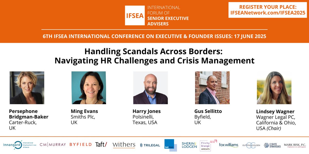 🌟 Just 4 days to go until #IFSEAConference2025 in London! 

Find out more and register here:
ifseanetwork.com/events/6th-ifs…

#IFSEA2025 #AllAboutTheCSuite #SeniorExecutives #Founders