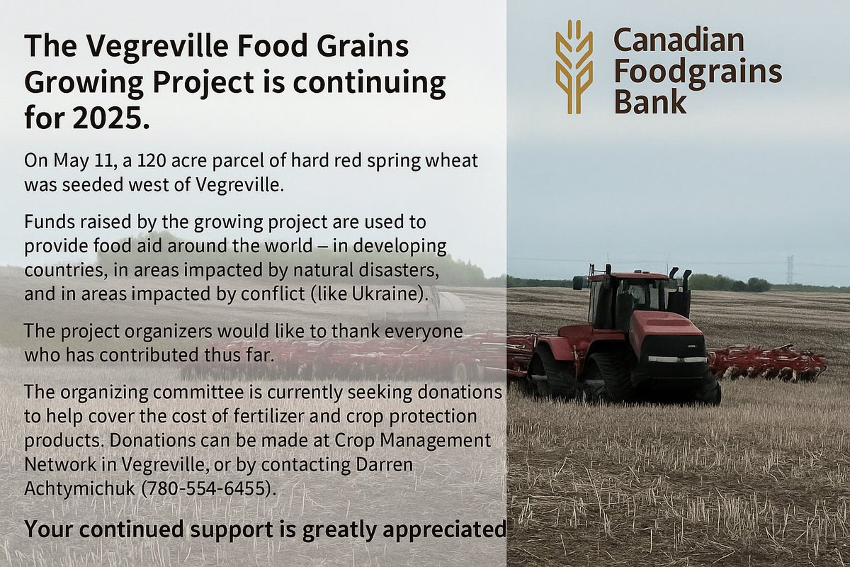 The #VegrevilleFoodGrains Growing Project would kindly appreciate anyone willing to help with fertilizer expenses. Help us fight world hunger.