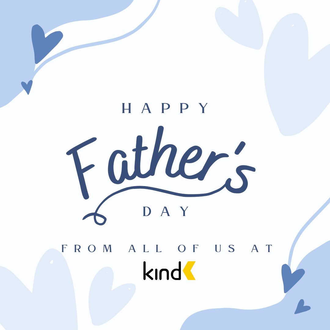 KindBuilders's tweet image. Wishing all fathers out there a fantastic day today 💙

#HappyFathersDay #Fatherdays #KindAndCo