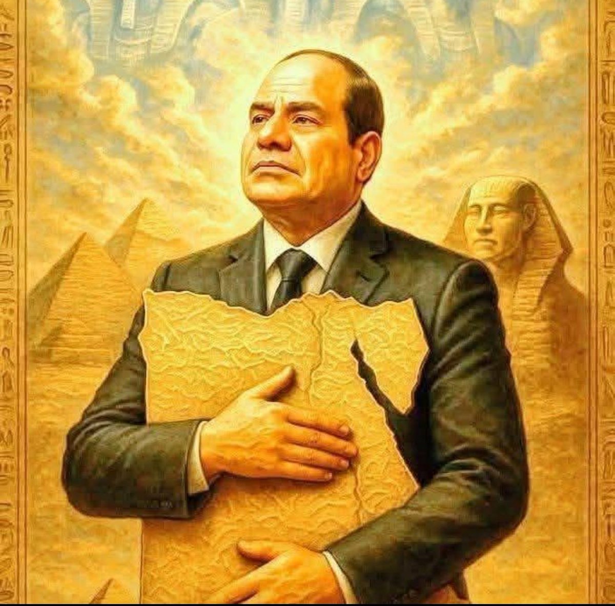 كل الدعم لسيادتكم 
حفظكم الله ورعاكم وسدد علي الطريق خطاكم 
وهداكم الي سداد القول والفعل وأعانك علي من يكيد بكم وبمصر وشعبها أثق في قيادتكم الحكيمة وقدرتكم على تجاوز التحديات 
أتمنى لكم كل التوفيق والنجاح لما فيه خير البلاد والعباد.
#الشعب_المصري 
#ايران
#جيش_واحد_شعب_واحد