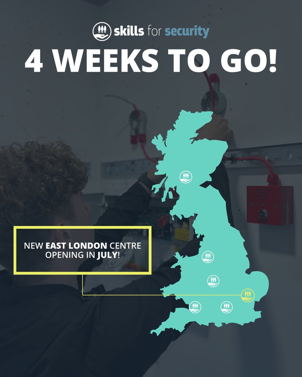 The countdown is on for our new East London training centre! 👀

Opening this July, our new centre will help us to continue delivering accessible training to the next generation of Fire &amp; Security professionals.

Get in touch today to find out more about taking on an apprentice!