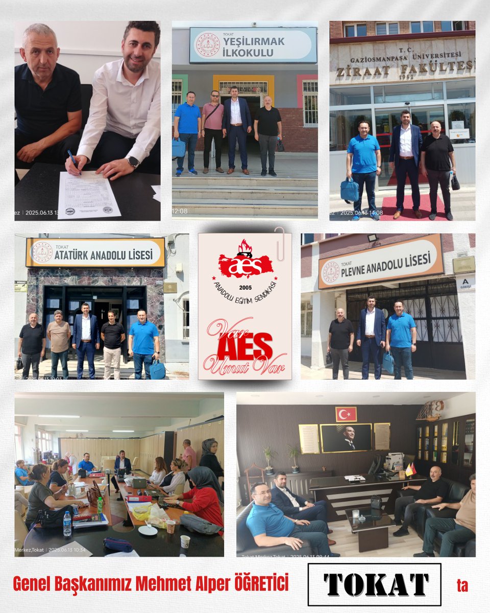 GENEL BAŞKANIMIZ MEHMET ALPER ÖĞRETİCİ TOKAT’TA

Anadolu Eğitim Sendikası yöneticileri ve temsilcileri “sendikacı” kimliğinden önce, birlikte hak aramanın gereğine inanarak eğitim çalışanlarının sorunlarını öğretmenler odasında dinlemek sesleri olmak için sahada.

Genel