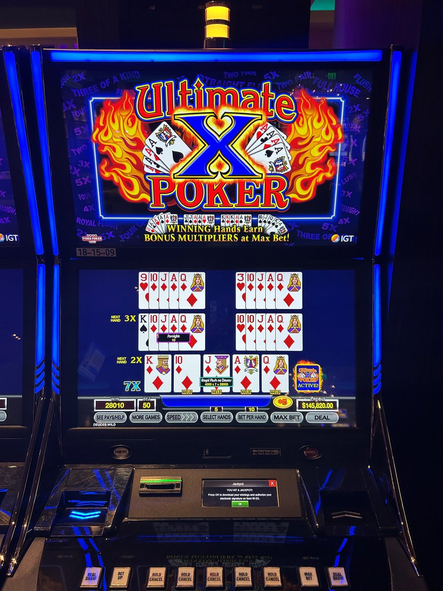 🎰JACKPOT ALERT 🎰💥 This guy paid the Ultimate price and WON! Congratulations to this player for hitting a jackpot of $140,050 on a bet of $250  on Ultimate Poker! #moreinparadise #jackpot #slots #seminolecasinoimmokalee #ulitimatepoker
