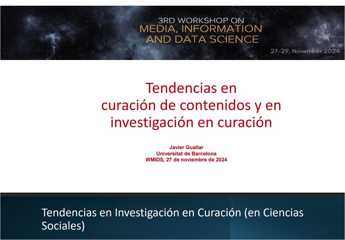 cuvicom's tweet image. 📰&quot;Tendencias en Curación de Contenidos&quot; de @jguallar publicado en el libro de comunicaciones del congreso WMIDS, organizado en colaboración con la Universidade Federal de Goiás (Brasil).

🔗bit.ly/3ZvDW4X