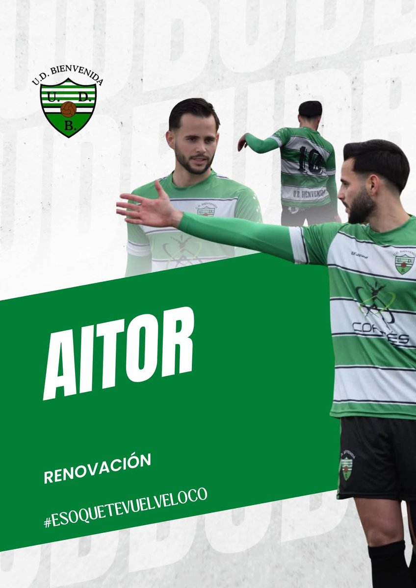 1°Extremeña 

Aitor Nueva renovación del <a href="/UD_Bienvenida/">UD Bienvenida</a> para la temporada 25/26