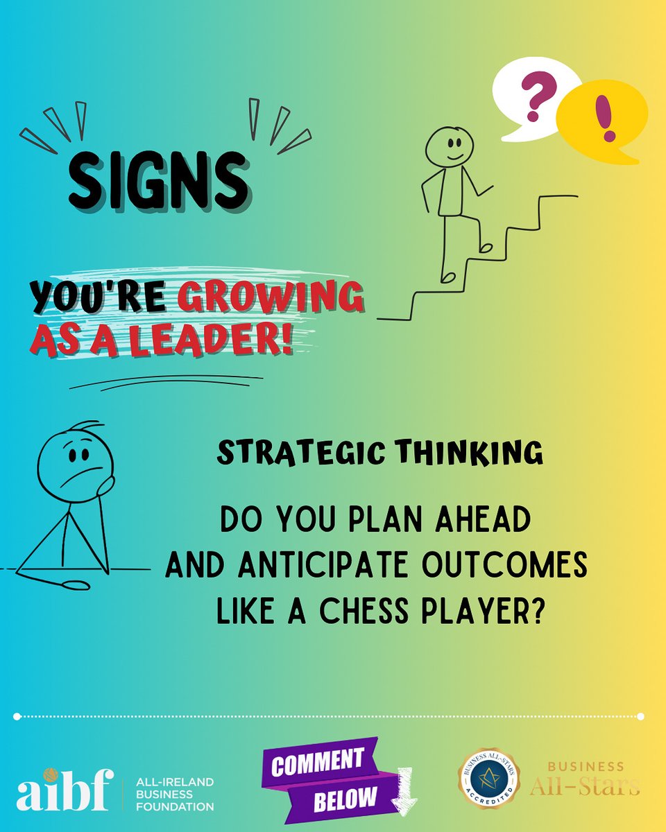 🧠 Strategic thinking isn’t just for chess board, it’s a sign you’re growing as a leader.

👇 Drop your thoughts in the comments, we’re listening!

#LeadershipGrowth