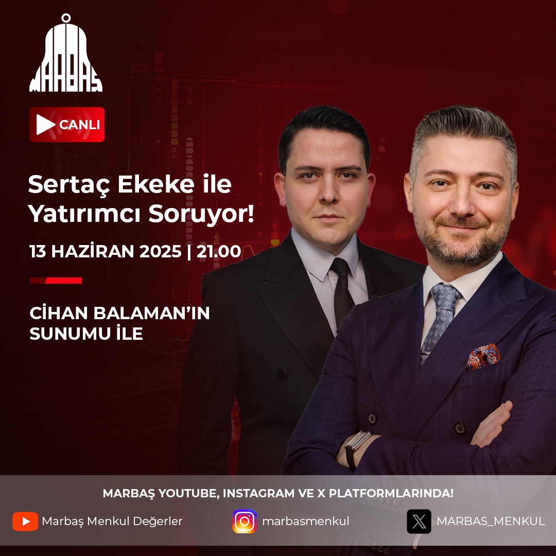 Cihan Balaman'ın (<a href="/cihan_balaman/">Cihan Balaman</a>) Moderatörlüğünde Sertaç Ekeke (<a href="/SertacEkeke/">Sertaç Ekeke</a>) ile Yatırımcı Soruyor Canlı Yayınımız Bu Akşam 21.00'da Marbaş Menkul Değerler YouTube Kanalında!                       

Yayınımıza Ulaşmak İçin Tıklayınız👇 
youtube.com/live/LWQXS1Fki…

#herzamanyanında