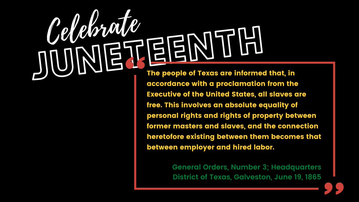 BentleyLibrary's tweet image. We wish all those who celebrate a safe and joyful weekend! Happy Juneteenth!