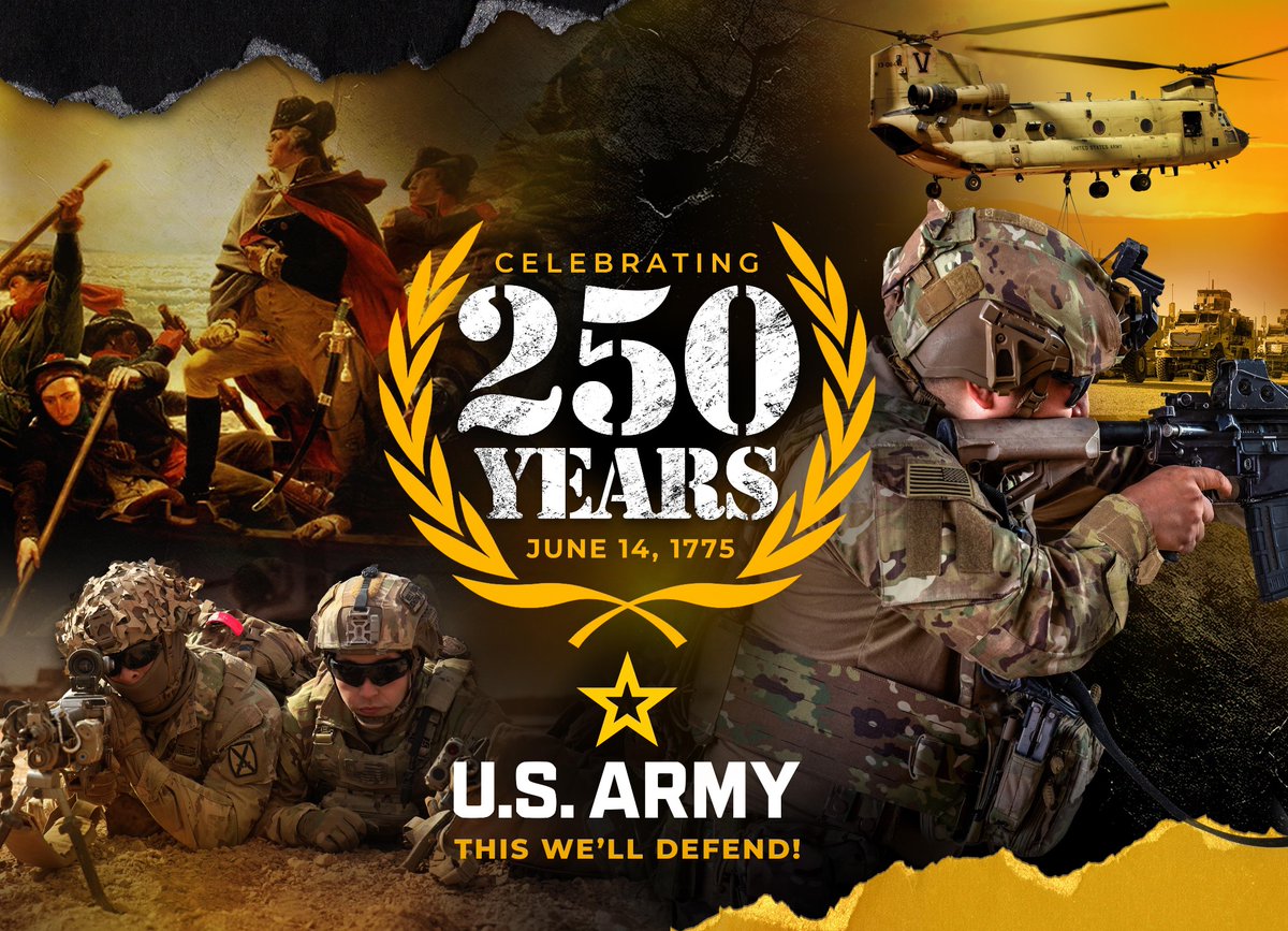 Today, we commemorate the 250th birthday of the <a href="/USArmy/">U.S. Army</a>! 

#CJTFOIR #ArmyStrong #USARMY #250