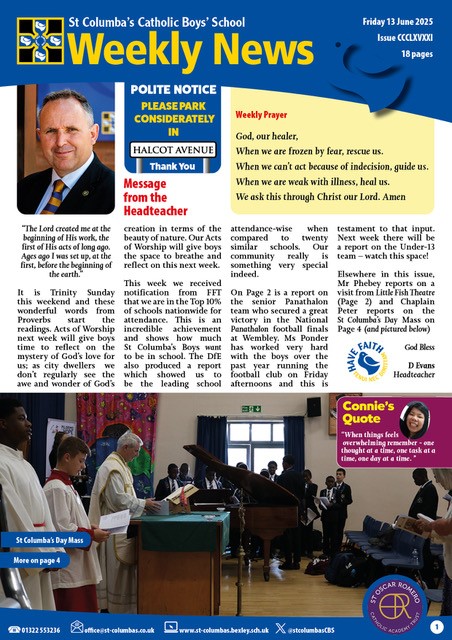 StColumbasCBS's tweet image. well #WeeklyNews is here & consequently so is the sun!
Frabjous Day and a frabjous edition Read & enjoy!
shorturl.at/Ryk6N
@SORCATrust @rcaoseducation