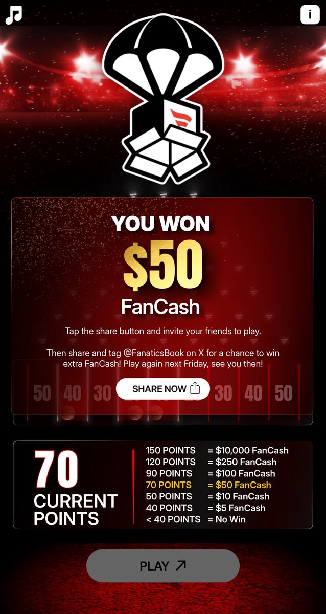 NolaSignGuy's tweet image. Don't miss out, play the Fanatics #FanCashDrop
@Fanatics thank you !! fanatics.onelink.me/5kut/p6fykbjo