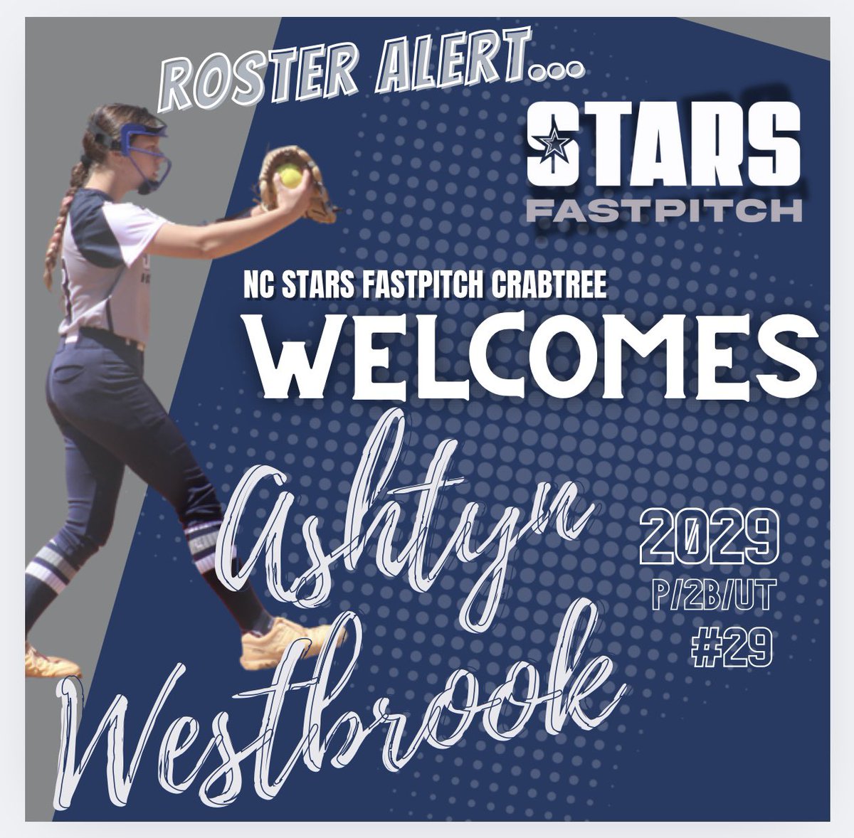 And another piece to the puzzle falling in seamlessly <a href="/AWestbrook2029/">Ashtyn Westbrook - 2029</a> ⭐️🥎💪

<a href="/CoachBCrabtree/">Coach Brad Crabtree</a> <a href="/starsnationalfp/">Stars Organization</a>