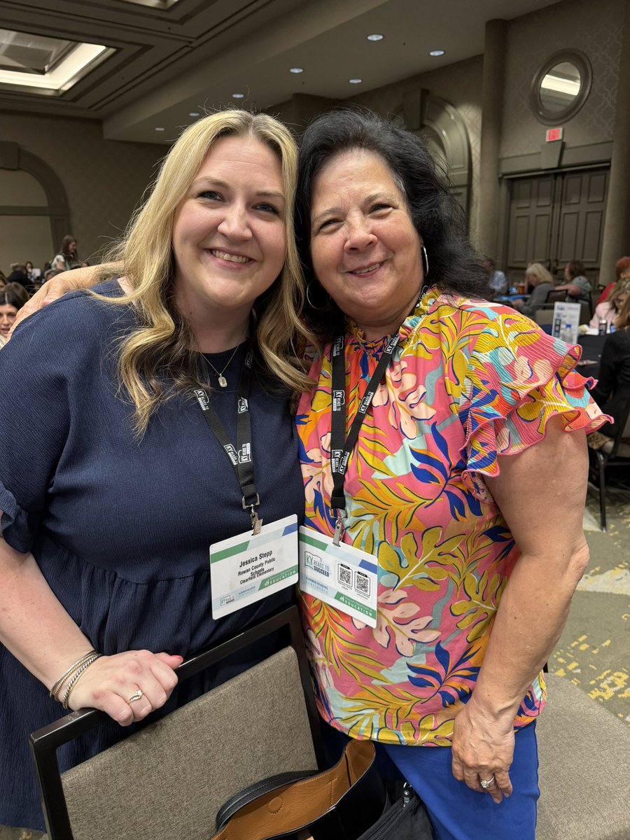 Running into my former high school teacher was the highlight of my day! Thankful for #kyreadstosucceed bringing us together! 🫶🏻📚