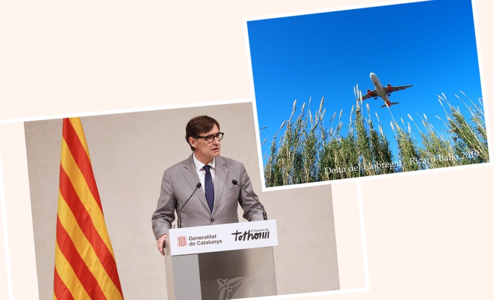 1⃣El nou intent d’ampliar l’aeroport Josep Tarradellas-El Prat és un monument a la irresponsabilitat, el negacionisme i la incoherència del PSC de Salvador Illa. Tot al servei del poder econòmic contra l’interès general. Si estiren del fil veuran que més d’un queda retratat🧵⬇️