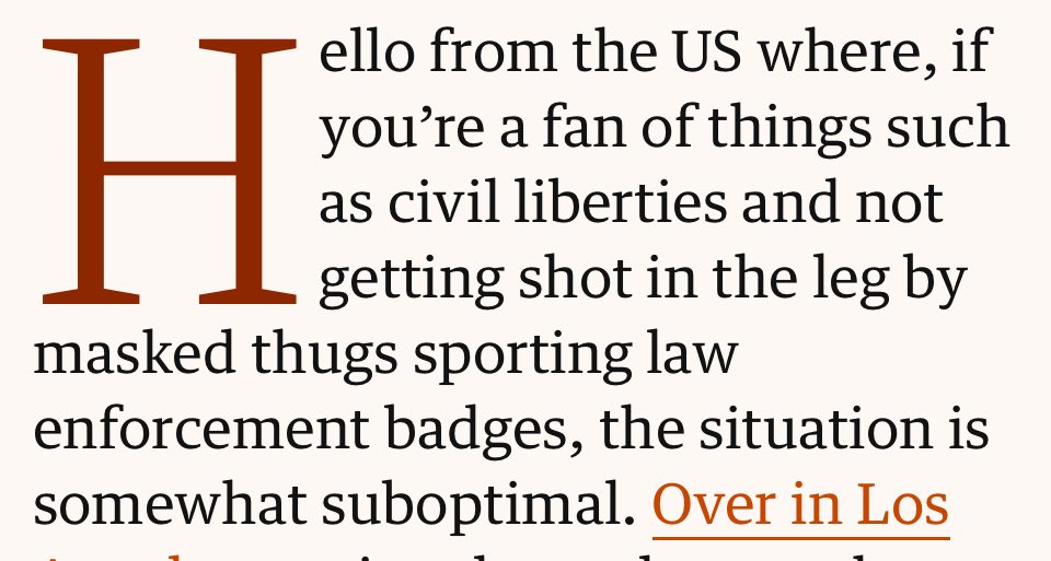 First sentence had a certain style!