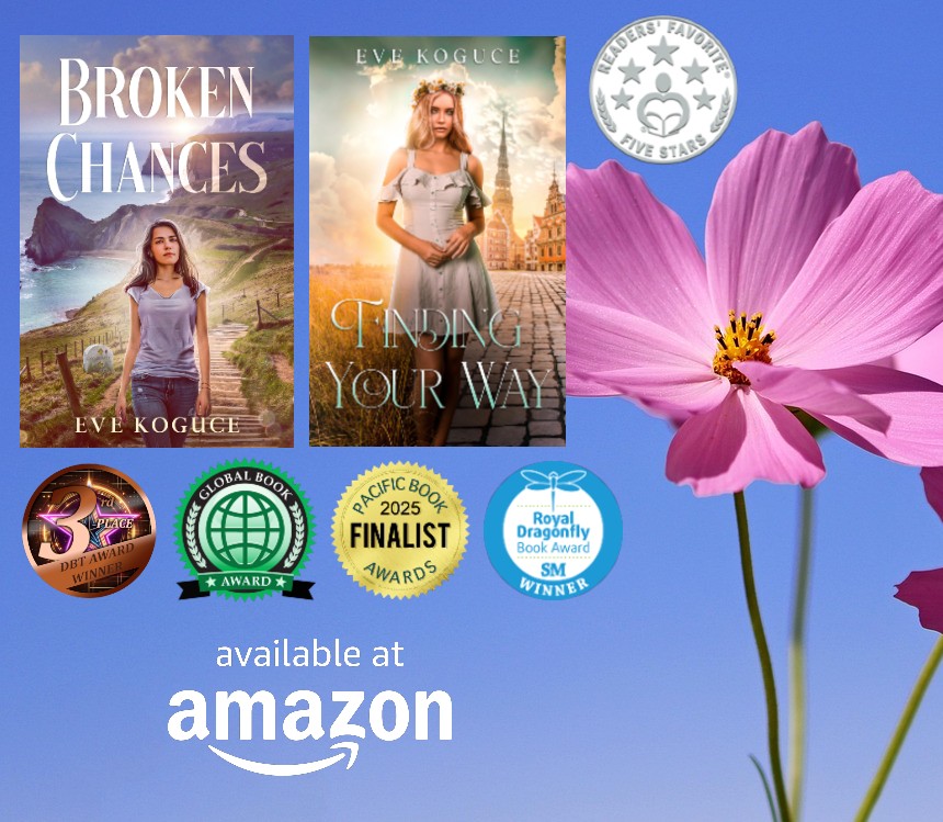 Your summer reads☀️
"Finding Your Way" &amp; "Broken Chances"
➡️amazon.com/stores/Eve-Kog…
Two girls from Latvia 🇱🇻
Two different fates.
Zanda chooses to build her life at home.
Margo tries her luck abroad.
Both will face the challenges they are too young to envisage.
#KindleUnlimited