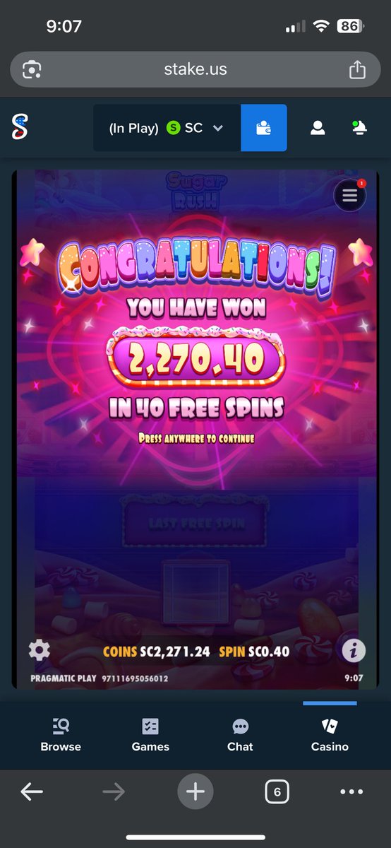 Thank you stake. Should’ve been ab 5k but I’ll take it