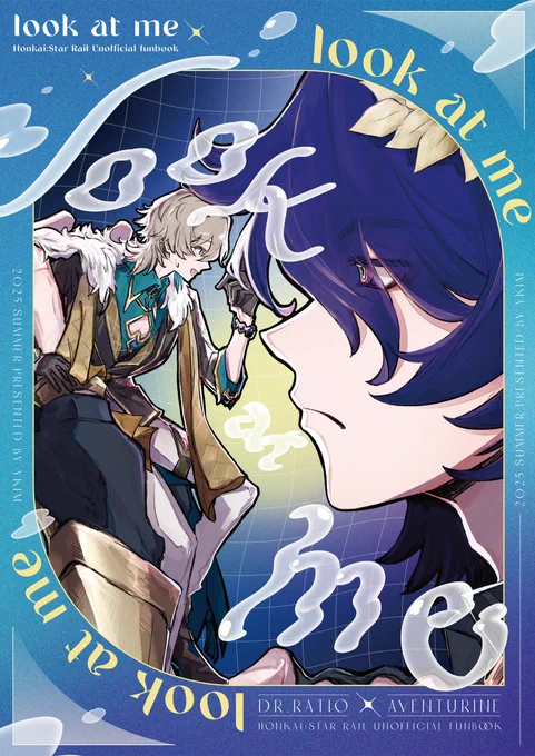 6/15 戦略外でもパートナー!
レイチュリ新刊サンプル (1/3)

■[look at me] A5/44p

少し調子が悪い🦚と、それを見(守っ)ていようとする🛀の話。何でも許せる方向けです。 