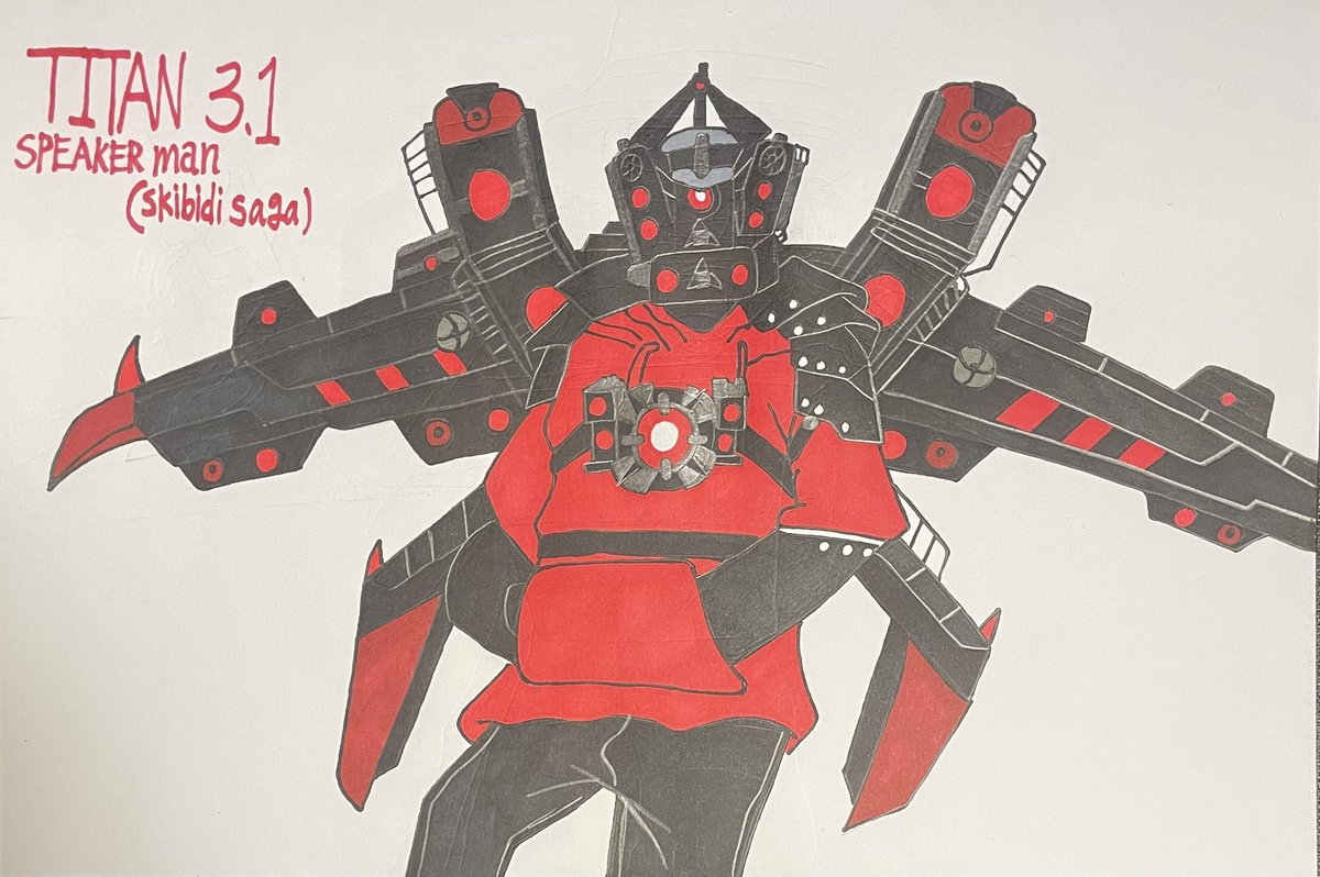 susususu_DOOM's tweet image. 167dayの絵
「The skibidi Saga」
「タイタン・スピーカーマン3.1」