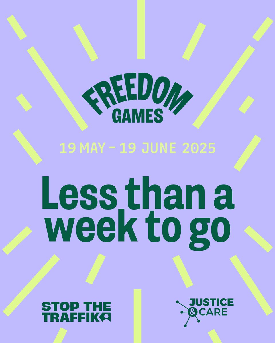 justiceandcare's tweet image. We’re in the FINAL DAYS of the FREEDOM GAMES, and the finish line is in sight! 🏁
Together, we’ve moved thousands of kms in solidarity with those denied freedom. But we’re not done yet. Let’s bring it home.
Support the teams and help us reach our goal:
givewheel.com/fundraising/65…