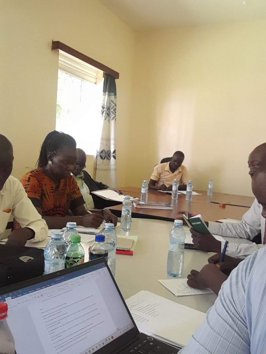KINGFO_'s tweet image. The new-look Kitgum District Human Rights Committee recently appointed by the CAO conducted it's first meeting. The 15 member committee comprise of CSOs (KIWEPI, CEMINET and KINGFO), JLOS actors, media, KKA, and the DLG. KINGFO is the current Chairperson of the committee.