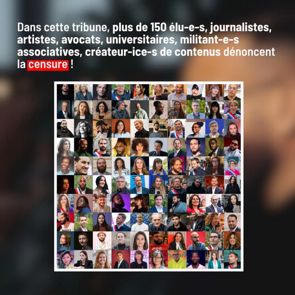 TataDrapi 💥💫 (@tata_drapi) on Twitter photo Avec les boss <a href="/amin_snoussi/">Amine Snoussi</a> <a href="/MarionLpz/">Marion Lpz ⚔️</a> et plus de 150 autres créateurs, artistes, personnalités politique on a fait et signer une tribune pour lutter contre la censure que <a href="/Medinrecords/">Médine</a> subit encore & toujours
N’hésitez pas à relayer blogs.mediapart.fr/les-invites-de…
❤️🇵🇸 Avec les boss <a href="/amin_snoussi/">Amine Snoussi</a> <a href="/MarionLpz/">Marion Lpz ⚔️</a> et plus de 150 autres créateurs, artistes, personnalités politique on a fait et signer une tribune pour lutter contre la censure que <a href="/Medinrecords/">Médine</a> subit encore & toujours
N’hésitez pas à relayer blogs.mediapart.fr/les-invites-de…
❤️🇵🇸