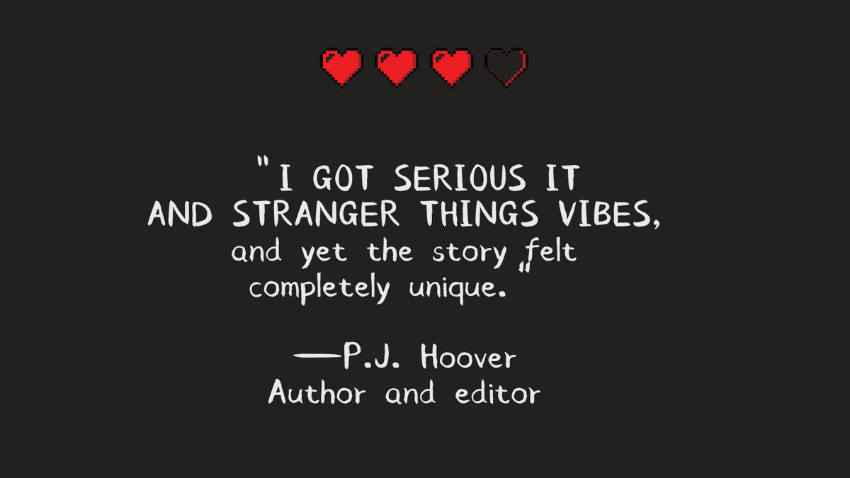 JayBusta214's tweet image. You’ll be fiiiiiiine.
Probably.
🕹 MG
👻 Horror
🧩 57k
🛠 In edits
Stranger Things + Small Spaces in a creepy, glitch-laced story about missing kids, buried secrets, and a talking Lite-Brite with questionable motives.
#MupPit #kidlit ##MG | #H | #T | 57K | #editing