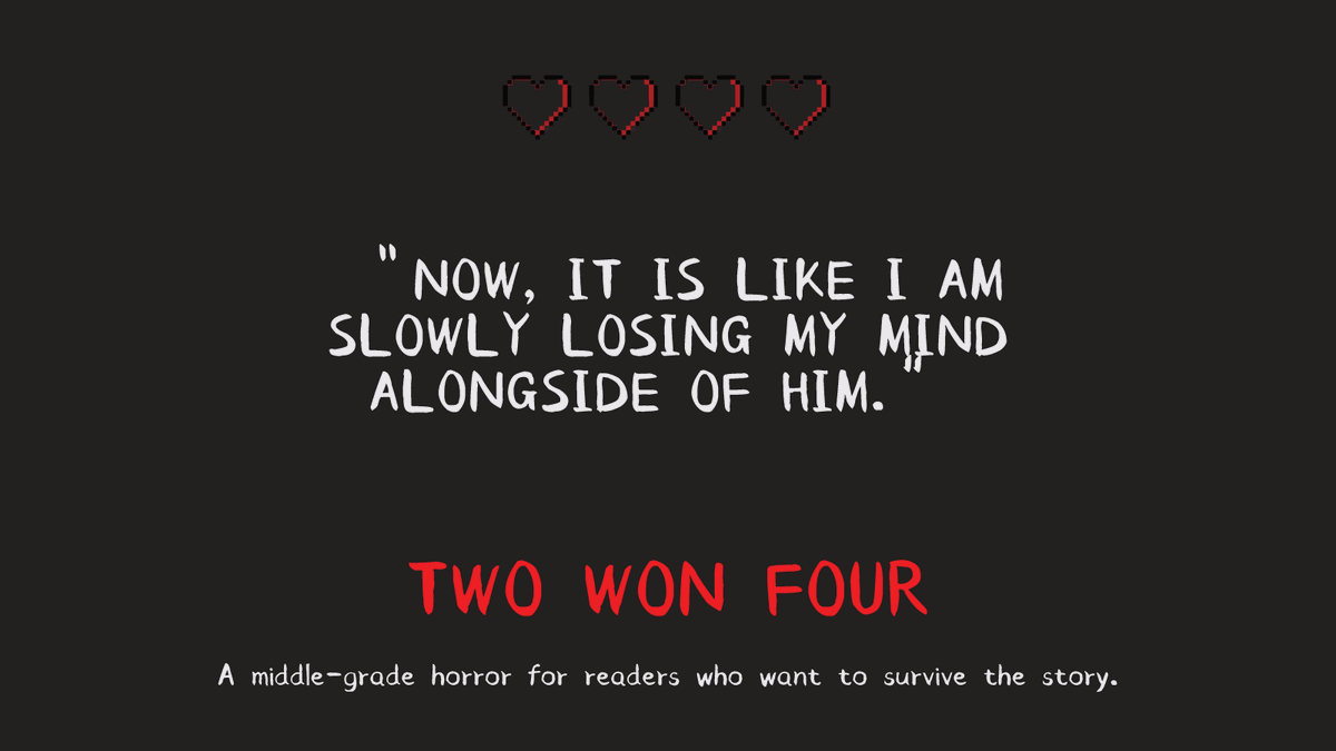 JayBusta214's tweet image. You’ll be fiiiiiiine.
Probably.
🕹 MG
👻 Horror
🧩 57k
🛠 In edits
Stranger Things + Small Spaces in a creepy, glitch-laced story about missing kids, buried secrets, and a talking Lite-Brite with questionable motives.
#MupPit #kidlit ##MG | #H | #T | 57K | #editing