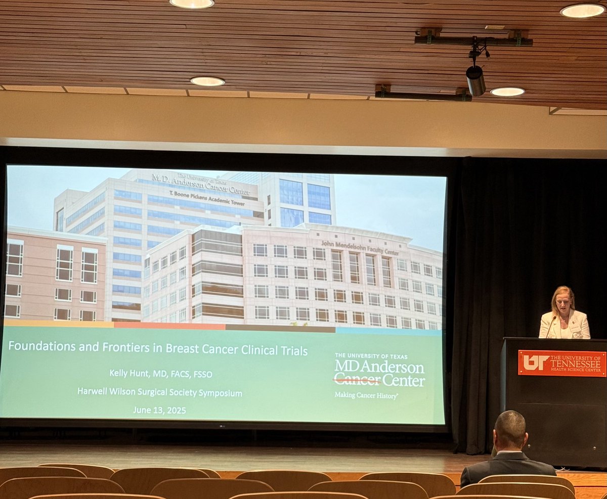 Andrew M. Fleming, MD (@andrewflemingmd) on Twitter photo Huge honor having <a href="/uthsc/">The University of Tennessee Health Science Center</a> graduate and surgical oncology legend, Dr. <a href="/KellyKhunt/">Kelly K Hunt</a> as the keynote speaker at this year’s Harwell Wilson Surgical Society Annual Research Symposium!
<a href="/SocSurgOnc/">Society of Surgical Oncology</a> <a href="/AnnSurgOncol/">Annals of Surgical Oncology</a> <a href="/MDAndersonNews/">MD Anderson Cancer Center</a> <a href="/UTHSCResearch/">UTHSC Research</a>
<a href="/SurgeryUTHSC/">UTHSC Department of Surgery</a> #HWSS225 Huge honor having <a href="/uthsc/">The University of Tennessee Health Science Center</a> graduate and surgical oncology legend, Dr. <a href="/KellyKhunt/">Kelly K Hunt</a> as the keynote speaker at this year’s Harwell Wilson Surgical Society Annual Research Symposium!
<a href="/SocSurgOnc/">Society of Surgical Oncology</a> <a href="/AnnSurgOncol/">Annals of Surgical Oncology</a> <a href="/MDAndersonNews/">MD Anderson Cancer Center</a> <a href="/UTHSCResearch/">UTHSC Research</a>
<a href="/SurgeryUTHSC/">UTHSC Department of Surgery</a> #HWSS225