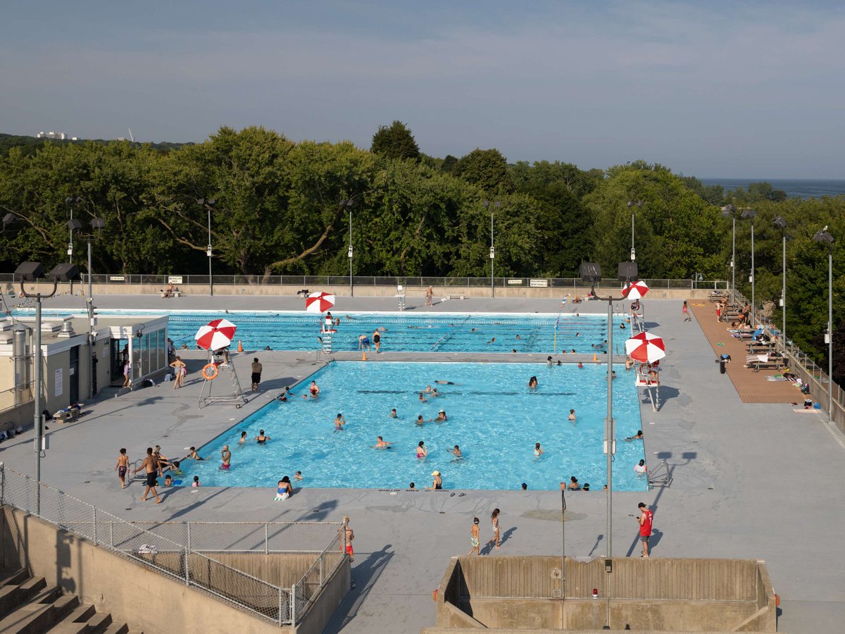 Select outdoor pools are opening for the season this weekend on Saturday, June 14, 2025.

They will be open Monday to Friday from 4 to 8 p.m. and Saturday and Sunday from 10 a.m. to 8 p.m.

Visit toronto.ca/swim to find out what locations are opening.