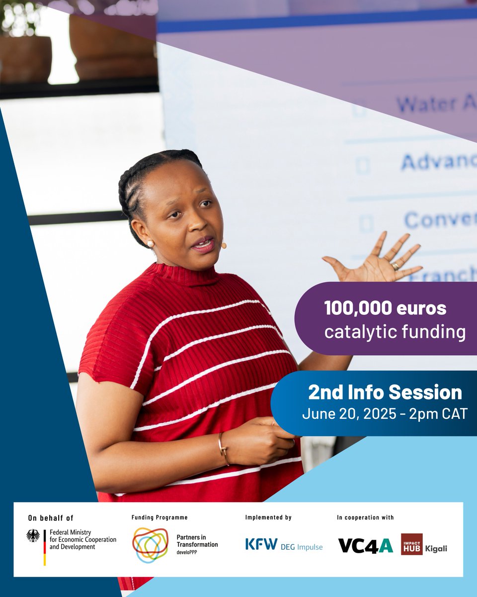 Curious about develoPPP Ventures but not sure if you're ready to apply? Join one of our upcoming info session. 

Get to know:

- What makes a strong application
- Who’s eligible
- How €100K in matching funds can help your business scale - case studies

📍 Upcoming session: June