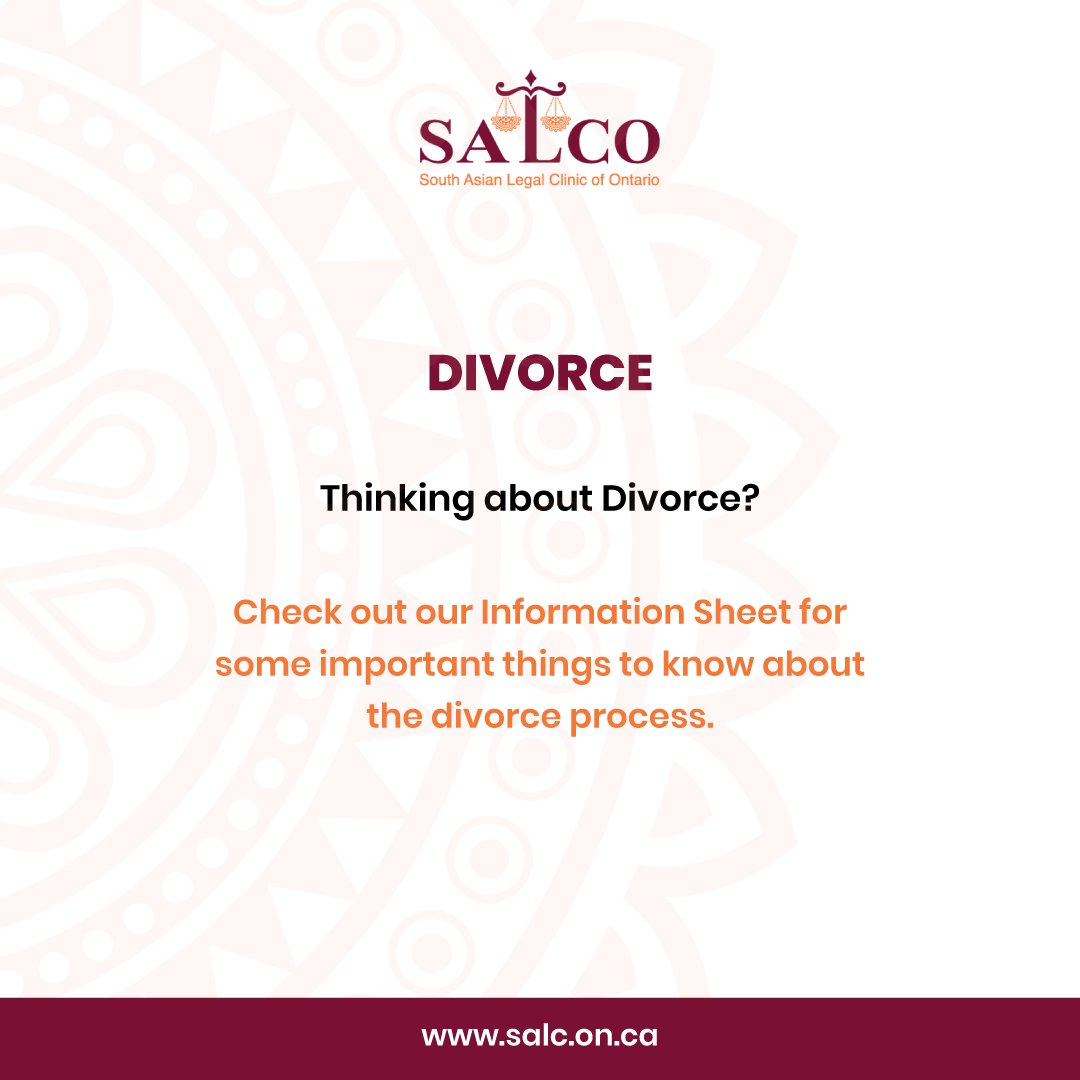 We are pleased to offer family law information resources for clients in multiple South Asian languages. For more details about divorce, please visit the public legal education section on our website: lnkd.in/e4ZURMzh
