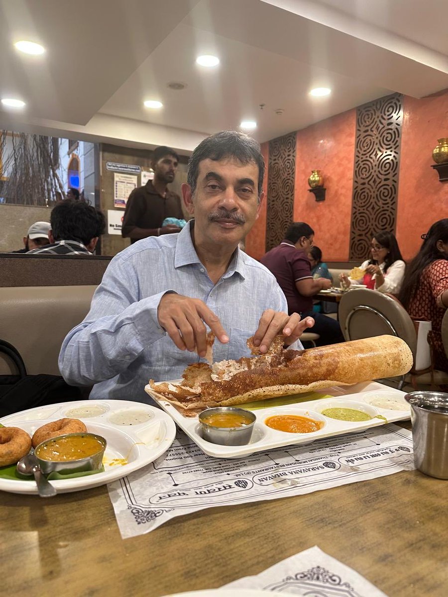 Have succeeded in bringing so many new companies to Hyderabad/Telangana, but one that has eluded all these years … Saravana Bhavan