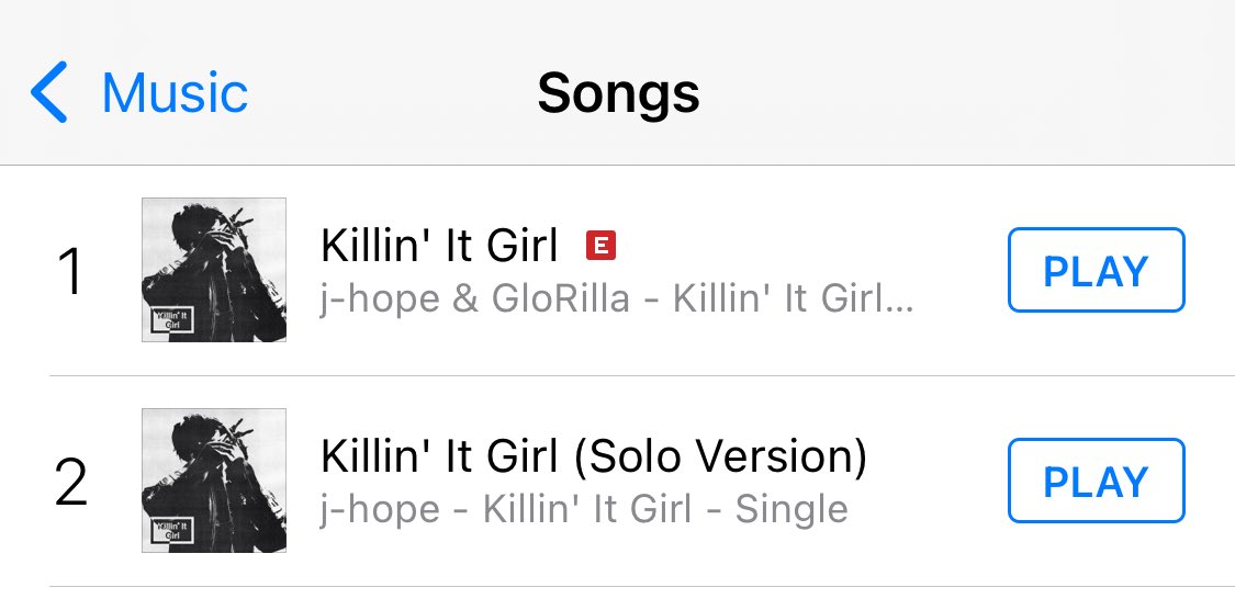 BARMYSTREAM's tweet image. 📊 | iTunes 🇧🇷 

O topo é nosso, como deve ser!

• Top Músicas 
#1 Killin’ It Girl
#2 Killin’ It Girl (Solo Version)
#24 Sweet Dreams
#37 Please Don’t Change
#98 Who
#150 FAKE LOVE