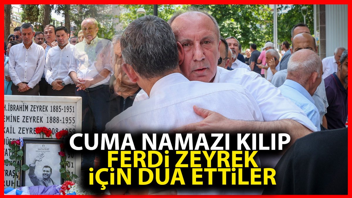 gercektv_'s tweet photo. Muharrem İnce ve Özgür Özel, önce cuma namazı kıldı, sonra Ferdi Zeyrek'e dua ettiler! https://t.co/iBvSjKRDO0 https://t.co/hinZhv355m