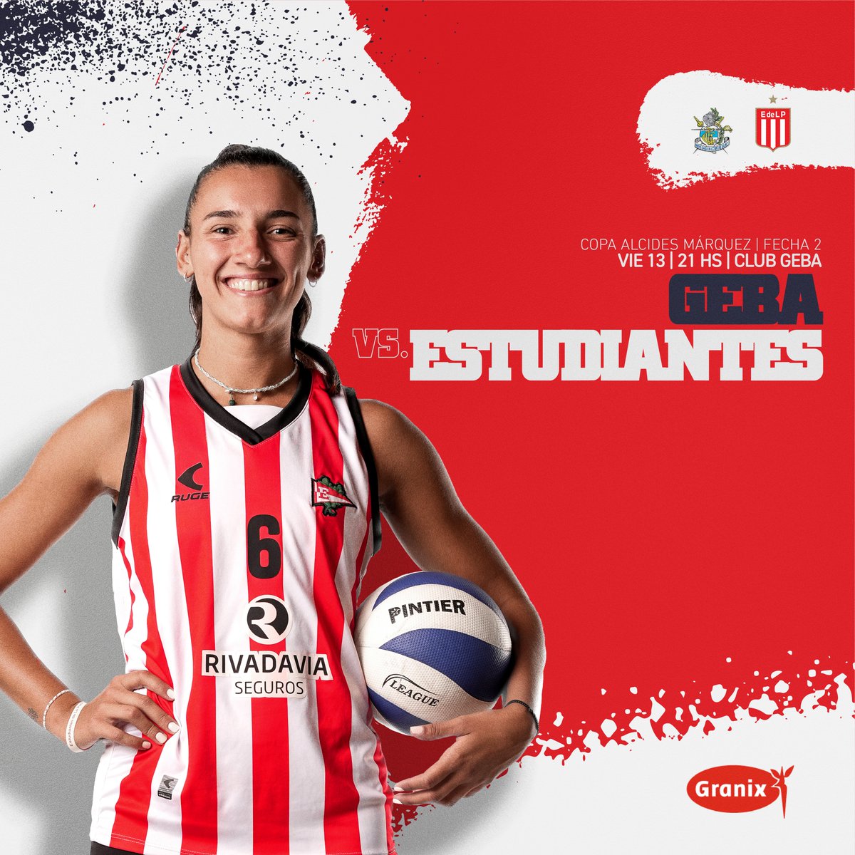 🇦🇹 🏐Se juega la segunda fecha para las chicas con visita a GEBA

🏆 Copa Alcides Márquez - Fecha 2

🏐 GEBA vs Estudiantes 
🕒 Viernes - 21.00
🏟️ GEBA

#VamosPincha #EDLP #EDELP