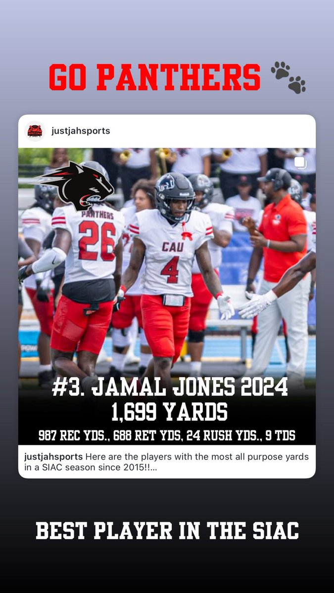 CoachMikeHayde's tweet photo. Best Player In The Conference and a Top Player In the Country From The Time We Signed Him They Couldnβt Cover or Tackle Jamal
Straight Out of Tampa #Recruit813 #PantherFast π₯ πΎ
#HaydeRecruiting101 #BeTheReason
@CAU_Football @teddyk95 @ArmwoodFTBL https://t.co/1U1KES86Ze