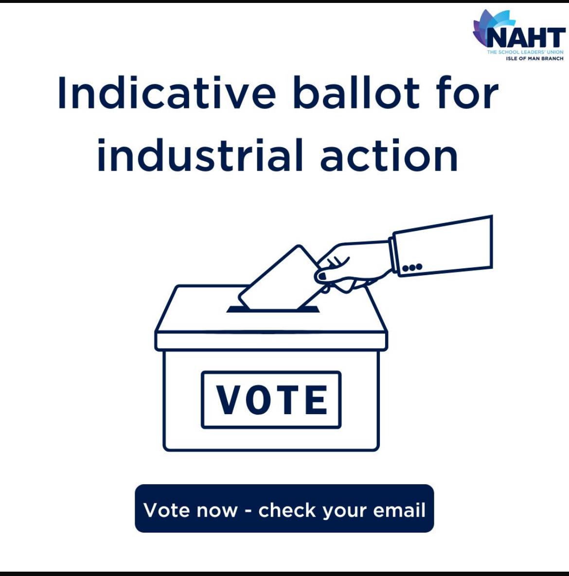 ISLE OF MAN HT/DHT MEMBERS

✅️ Check your email inboxes
🗳 Vote NOW in the indicative ballot